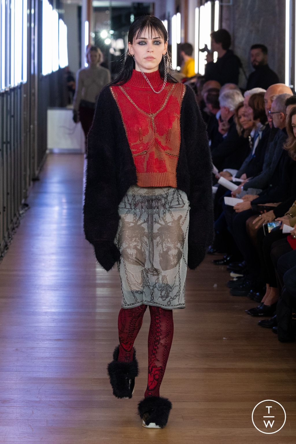 Fashion Week Paris Fall/Winter 2024 look 63 from the IFM PARIS collection womenswear
