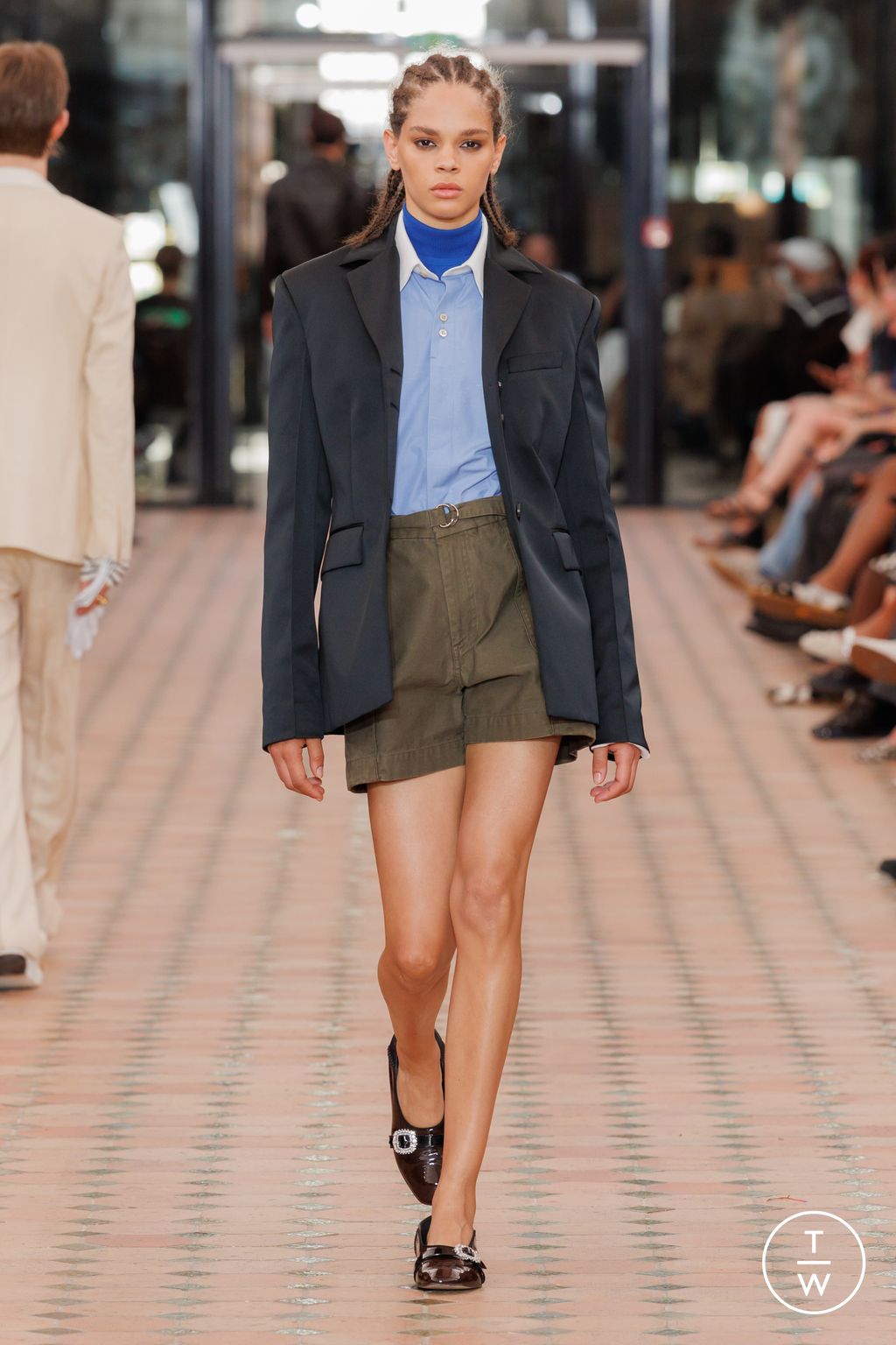 Fashion Week Paris Spring/Summer 2026 look 11 from the Wales Bonner collection menswear