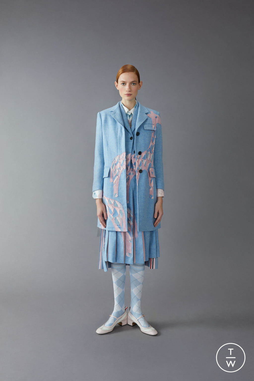 Fashion Week Paris Pre-Fall 2020 look 13 from the Thom Browne collection womenswear