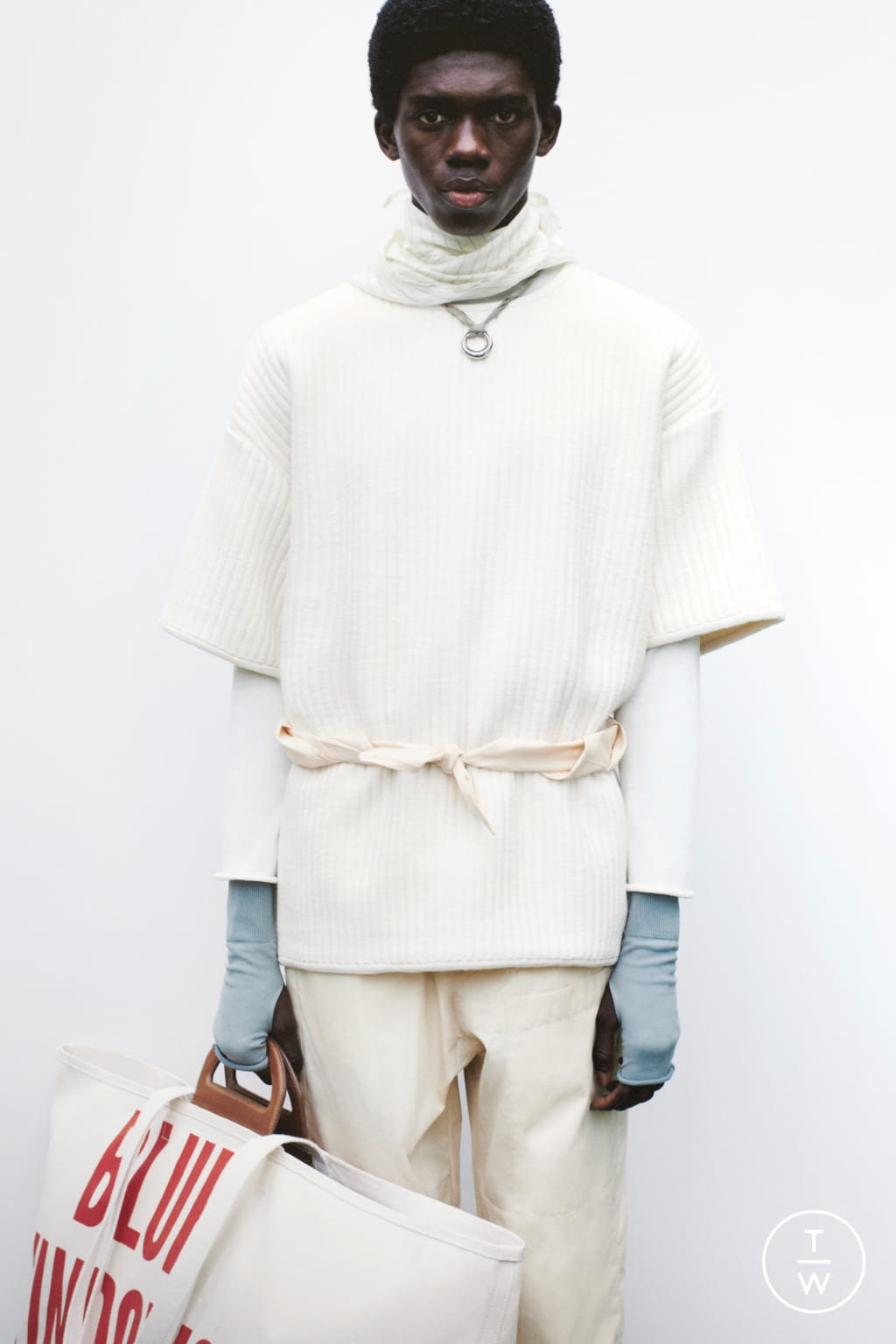 Fashion Week Milan Spring/Summer 2021 look 12 from the Jil Sander collection menswear