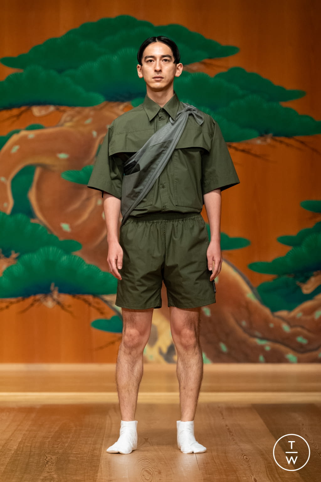 Fashion Week Paris Spring/Summer 2021 look 12 from the Yoshio Kubo collection menswear