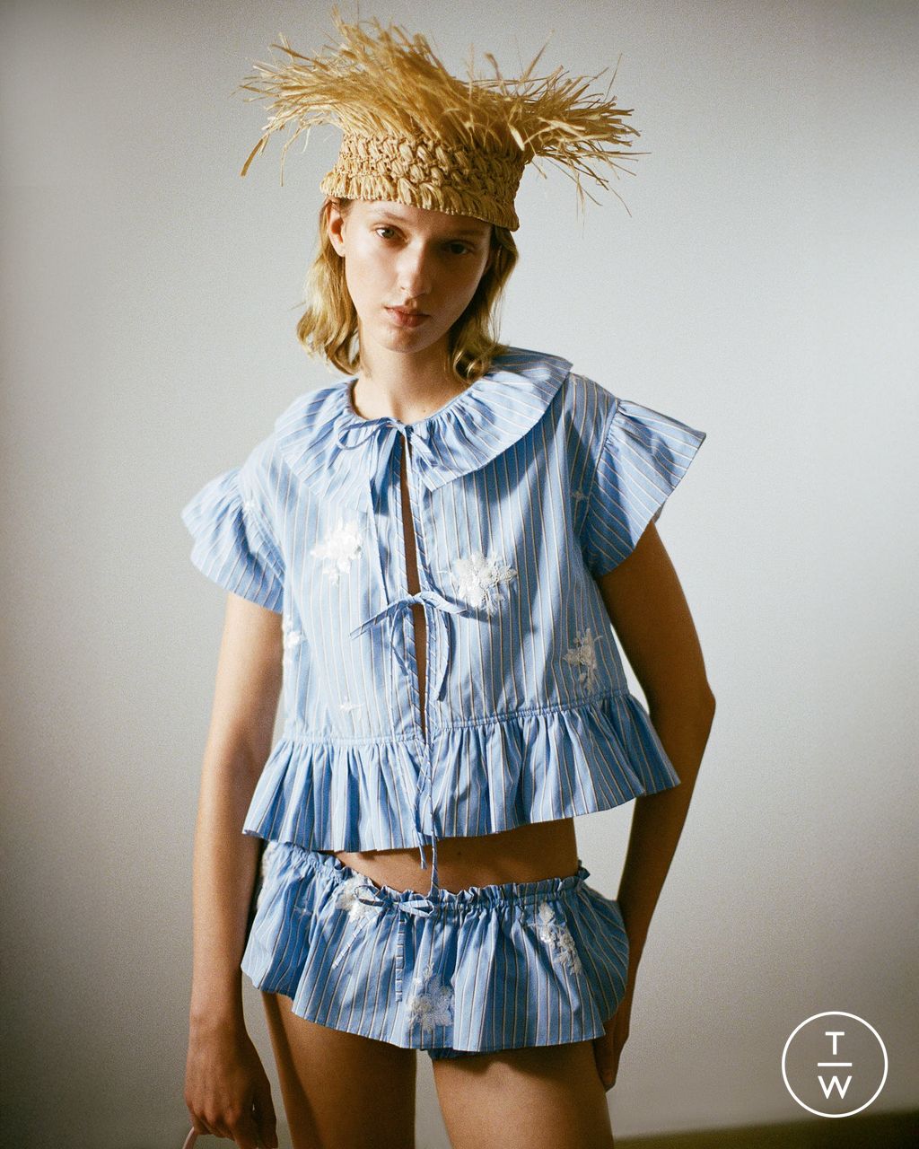 Fashion Week New York Pre-Fall 2026 look 12 from the AKNVAS collection womenswear