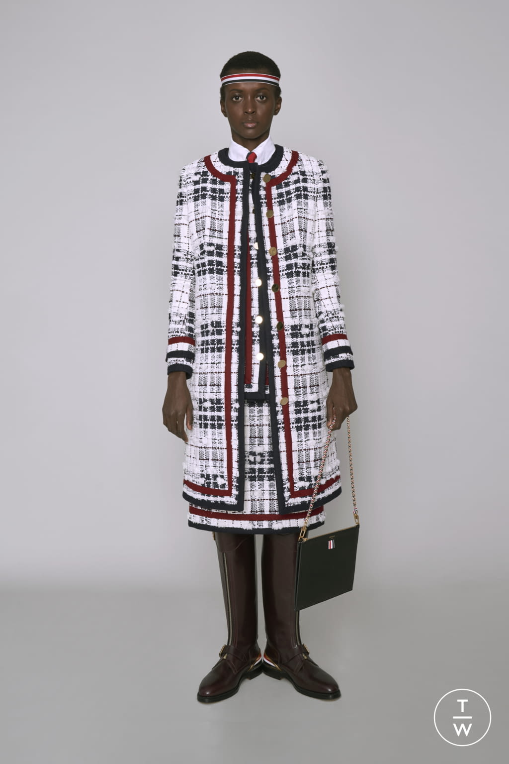 Fashion Week Paris Pre-Fall 2019 look 12 from the Thom Browne collection womenswear