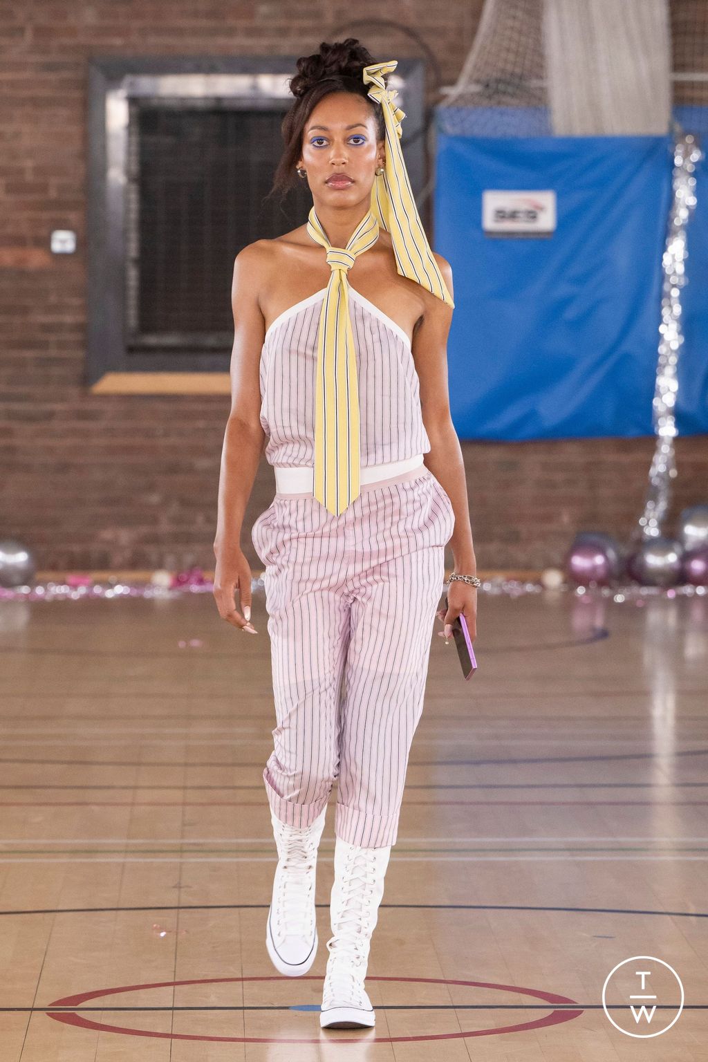 Fashion Week London Spring/Summer 2025 look 12 from the Sinead Gorey collection womenswear