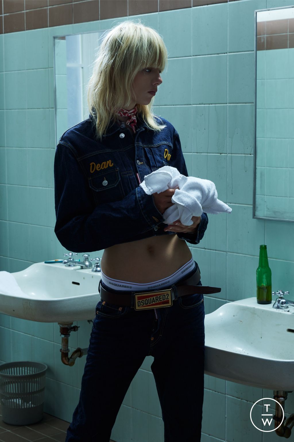 Fashion Week Milan Resort 2026 look 12 de la collection Dsquared2 womenswear