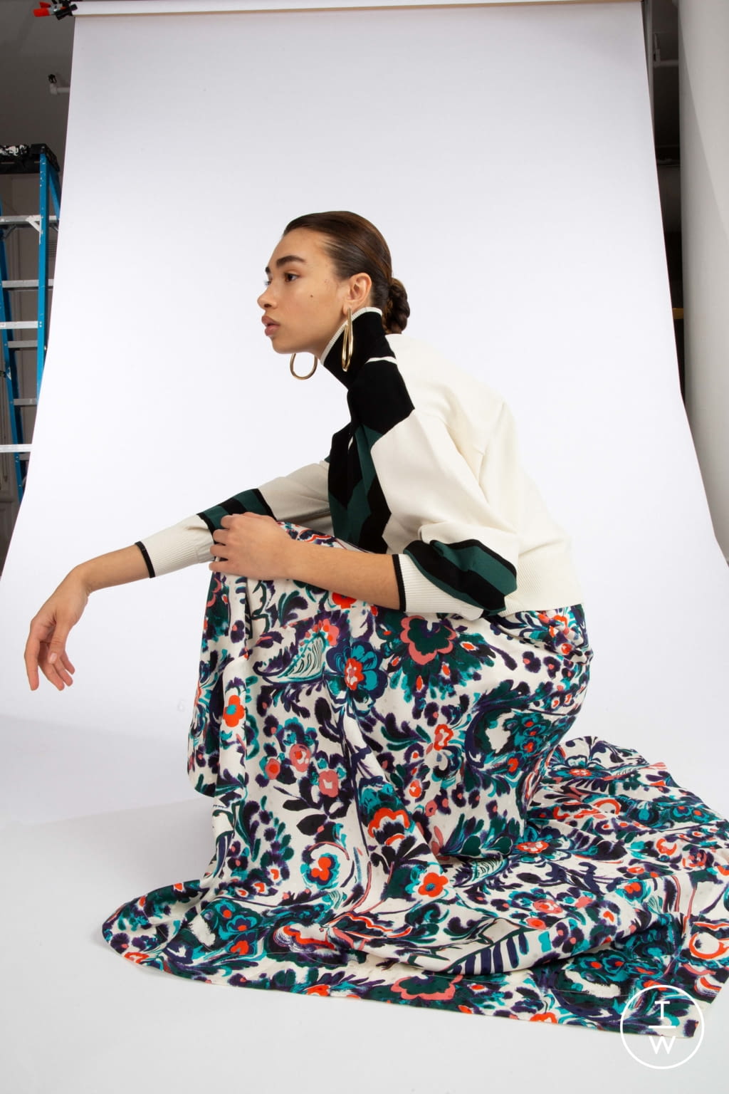 Fashion Week New York Fall/Winter 2021 look 12 de la collection Tanya Taylor womenswear