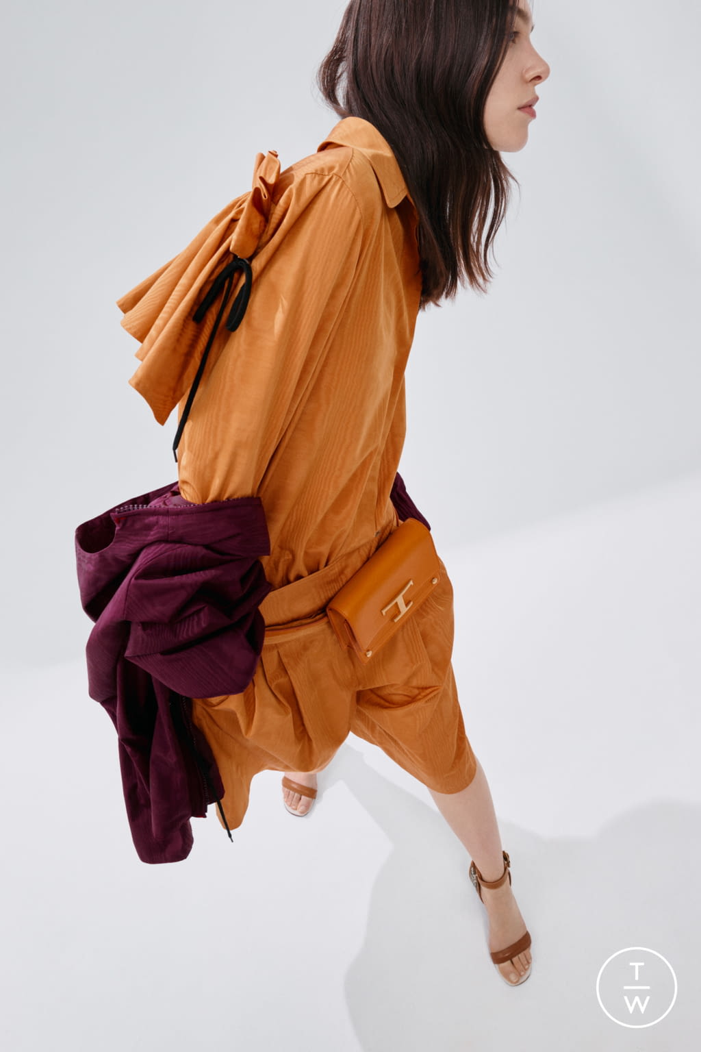 Fashion Week Milan Resort 2022 look 12 from the Tod's collection 女装