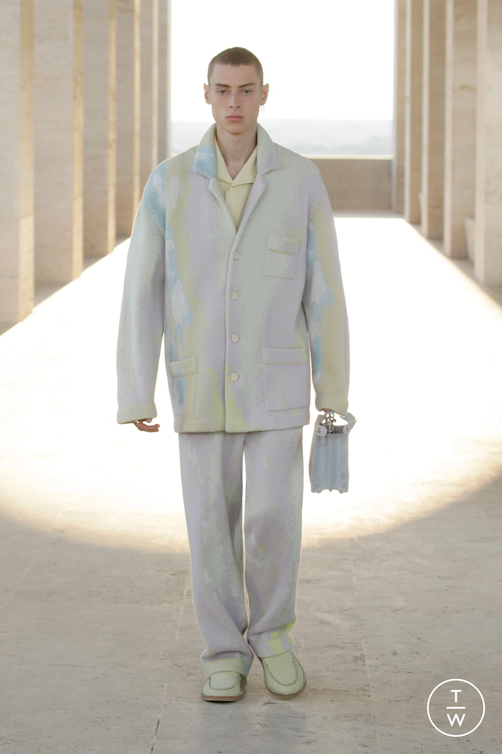 Fashion Week Milan Spring/Summer 2022 look 12 from the Fendi collection menswear