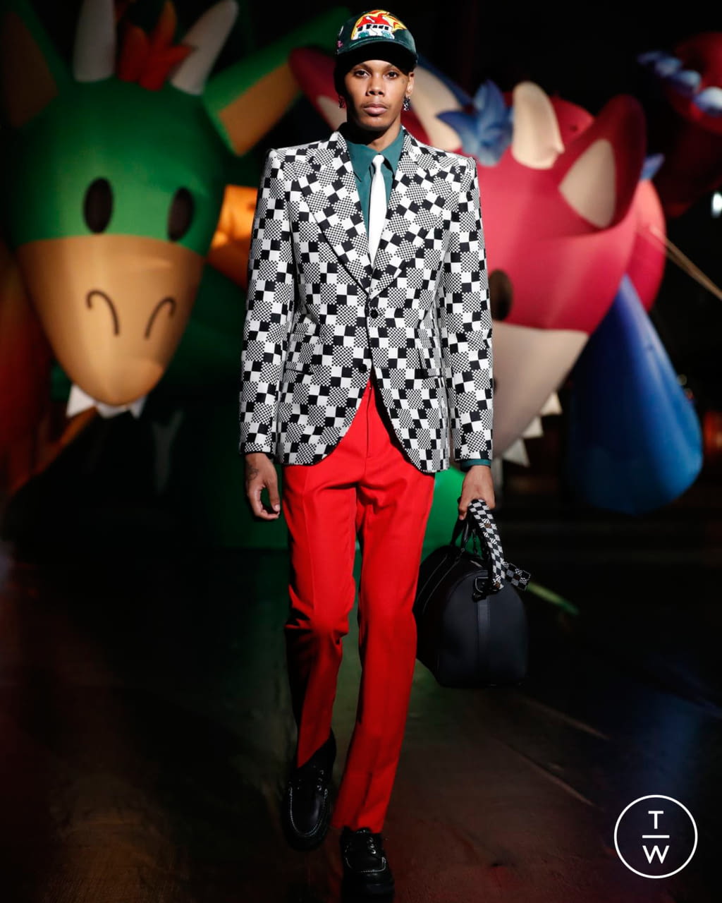 Fashion Week Paris Spring/Summer 2021 look 74 from the Louis Vuitton collection menswear