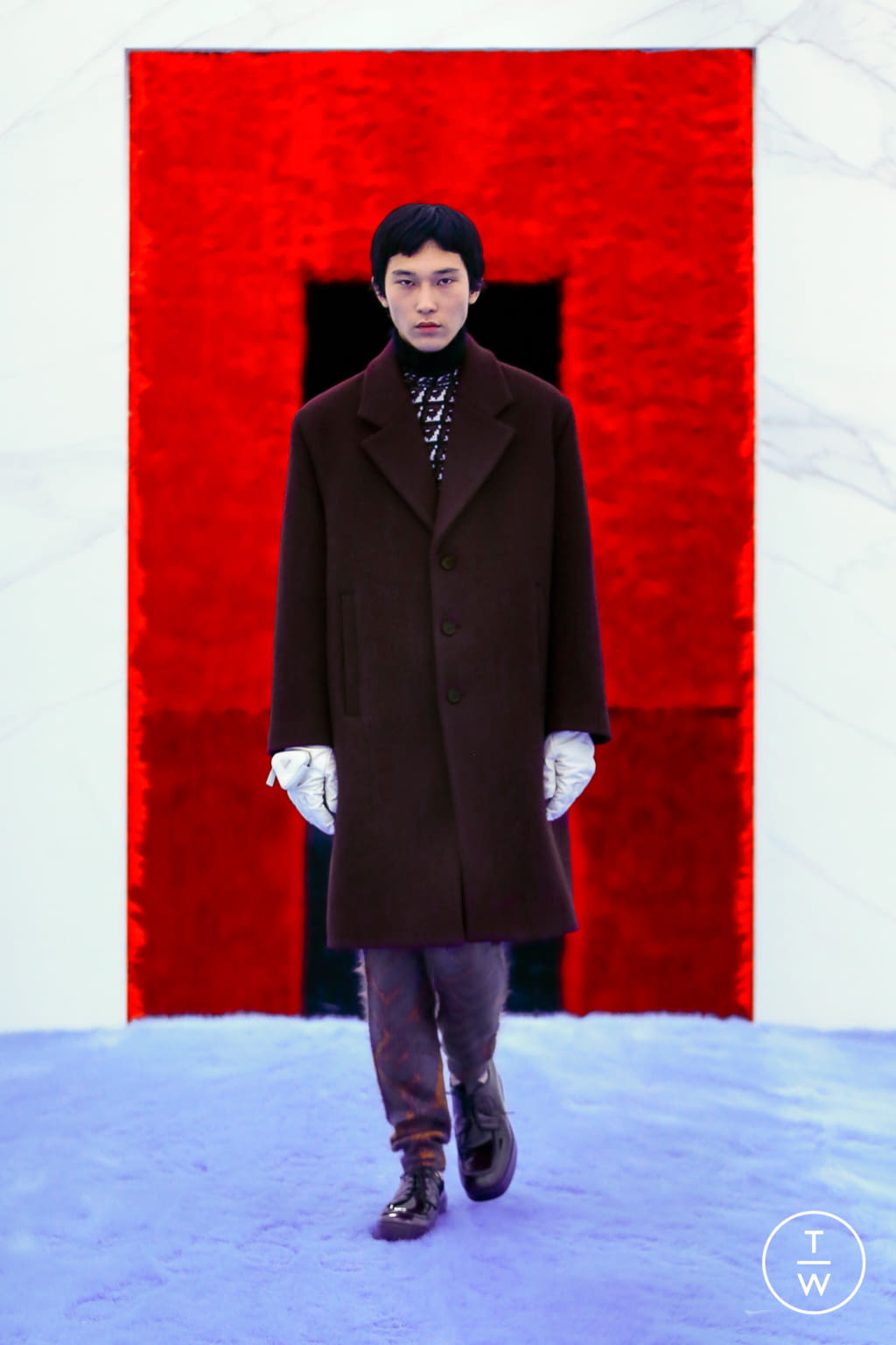 Fashion Week Milan Fall/Winter 2021 look 12 de la collection Prada menswear