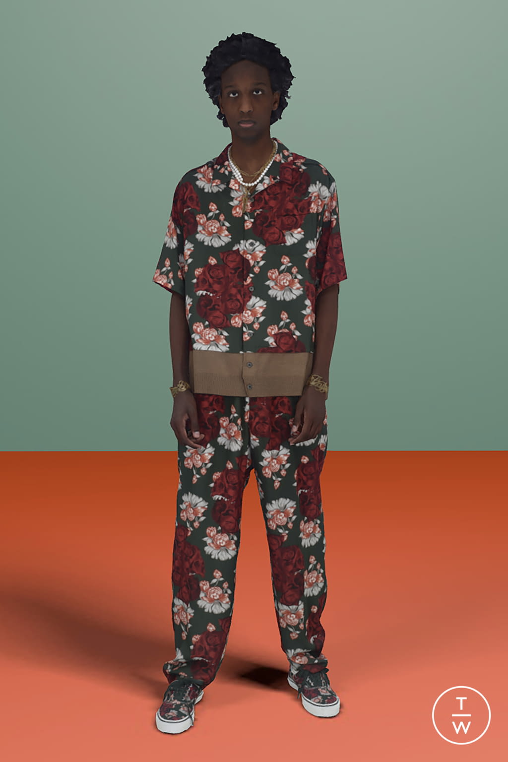 Fashion Week Paris Spring/Summer 2021 look 12 from the Undercover collection menswear