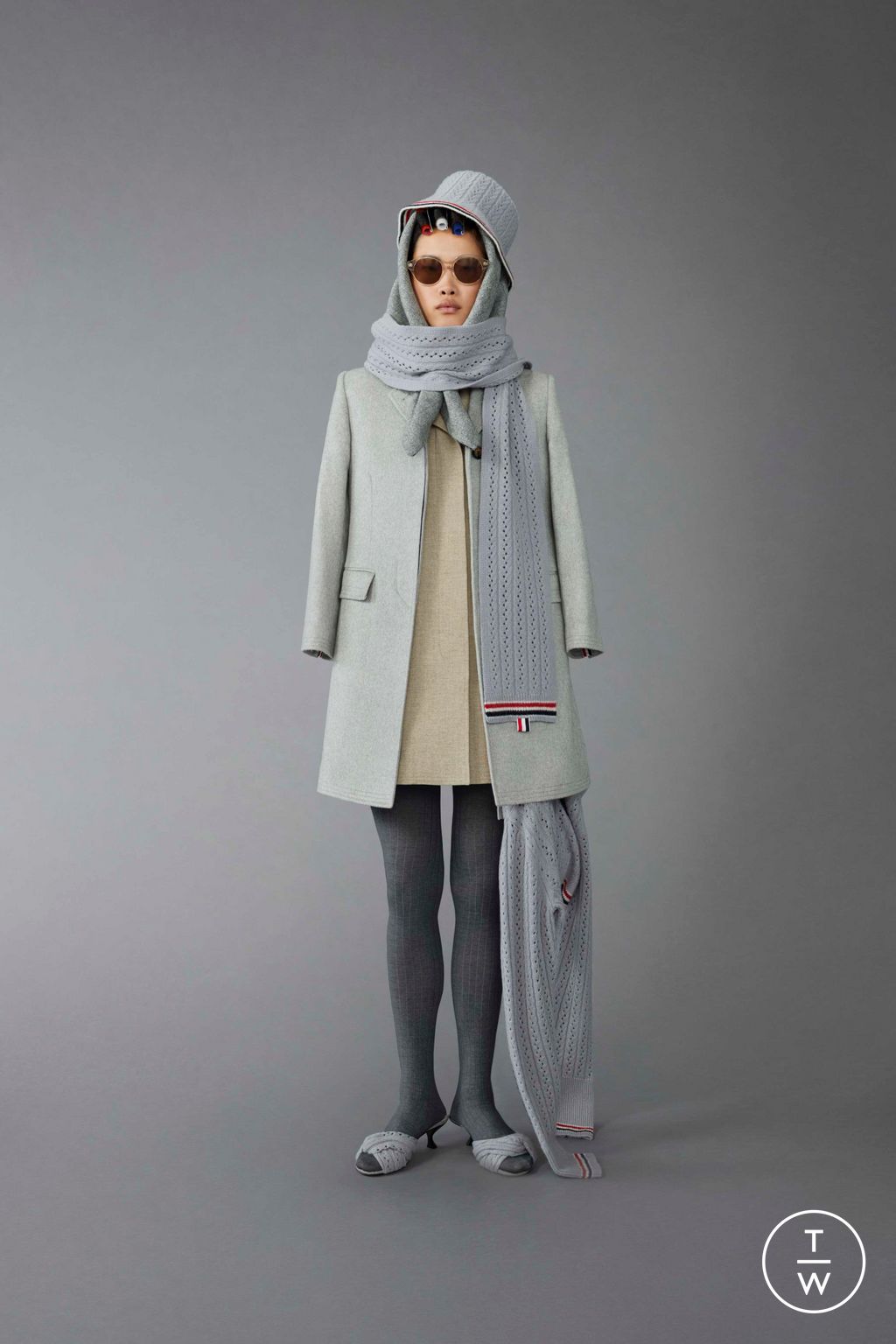 Fashion Week Paris Pre-Fall 2023 look 12 from the Thom Browne collection womenswear
