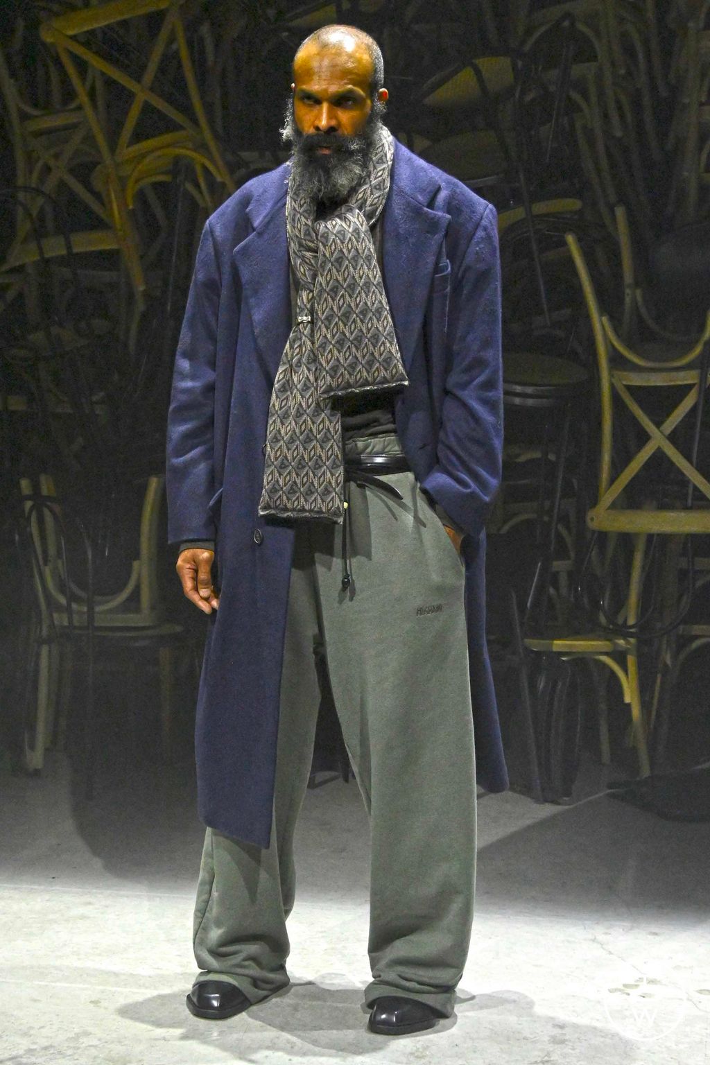 Fashion Week Milan Fall/Winter 2023 look 9 from the Magliano collection menswear