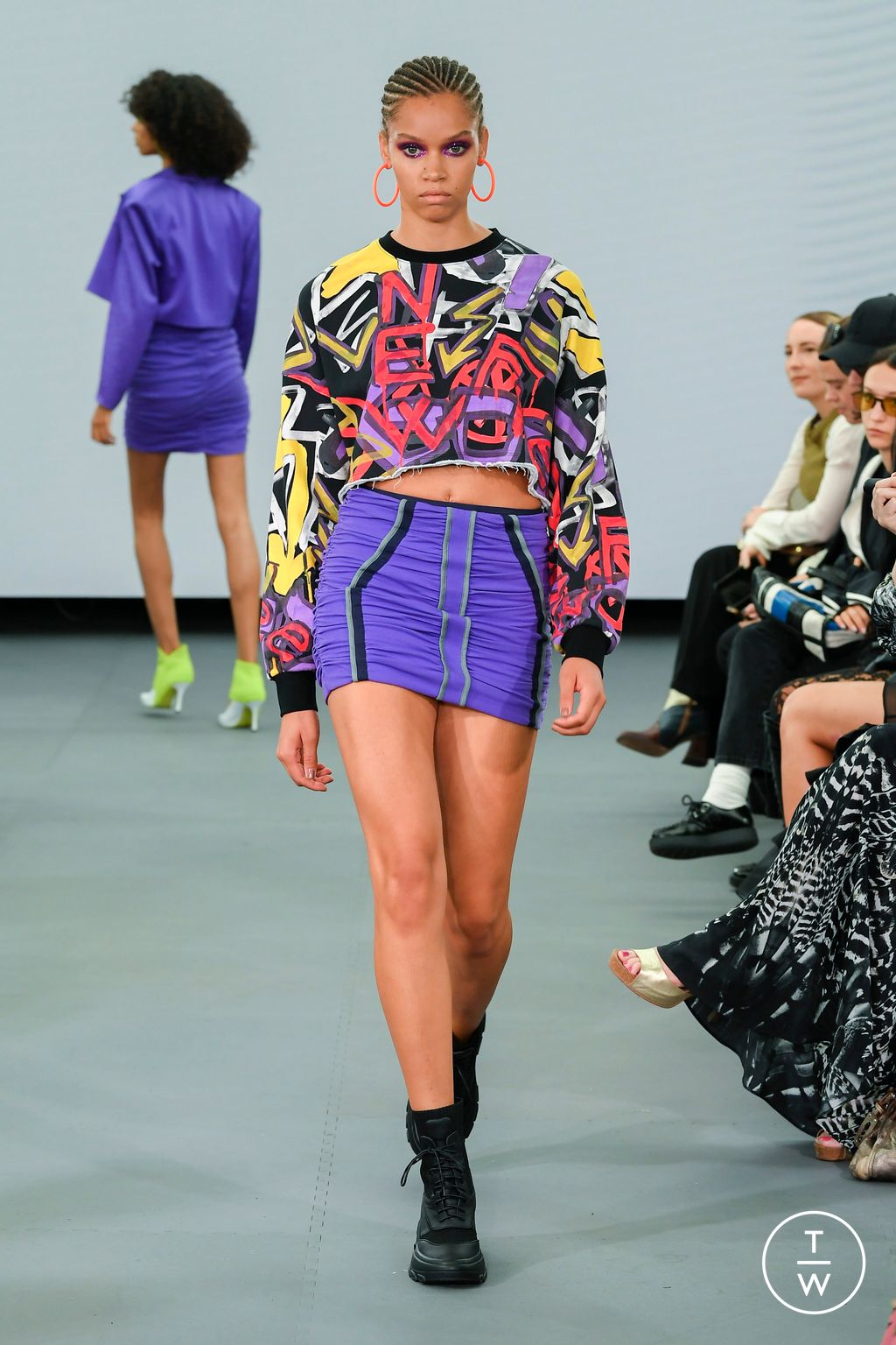 Fashion Week London Spring/Summer 2023 look 38 from the Mark Fast collection womenswear