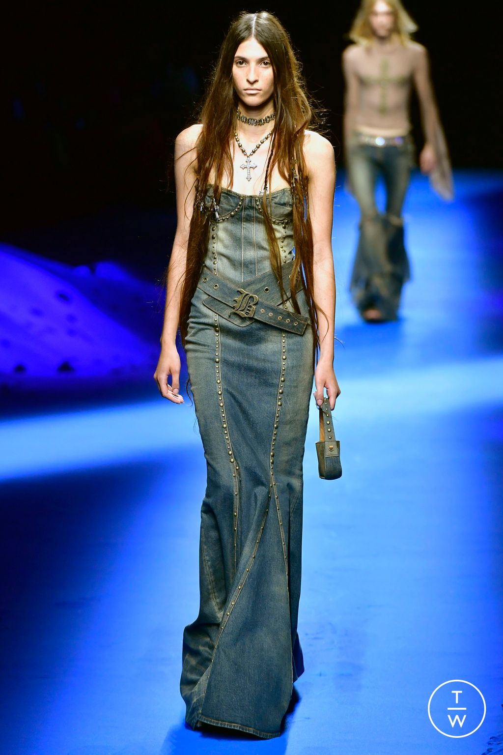 Fashion Week Milan Spring/Summer 2023 look 2 from the Blumarine collection womenswear