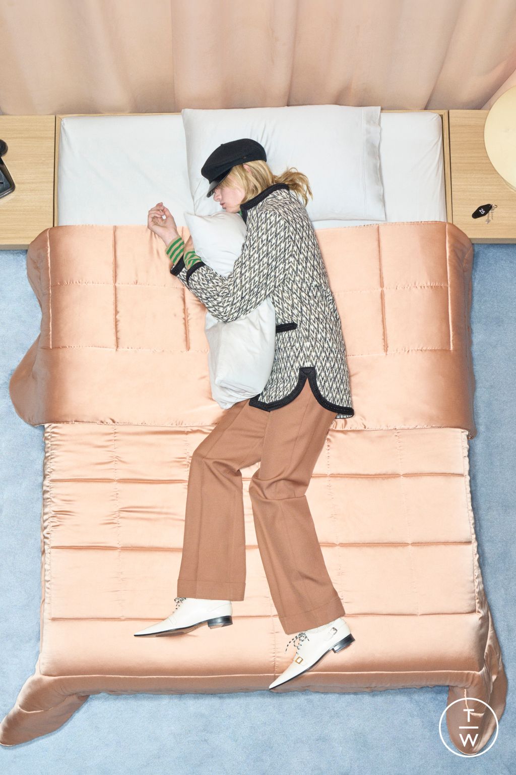 Fashion Week Paris Resort 2026 look 51 from the Valentino collection menswear