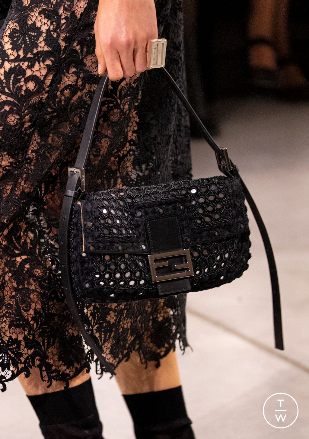 Fashion Week Milan Fall/Winter 2026 look 16 from the Fendi collection womenswear accessories