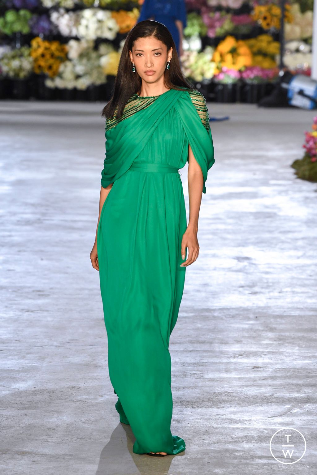 Fashion Week New York Spring/Summer 2023 look 23 from the Pamella Roland collection womenswear