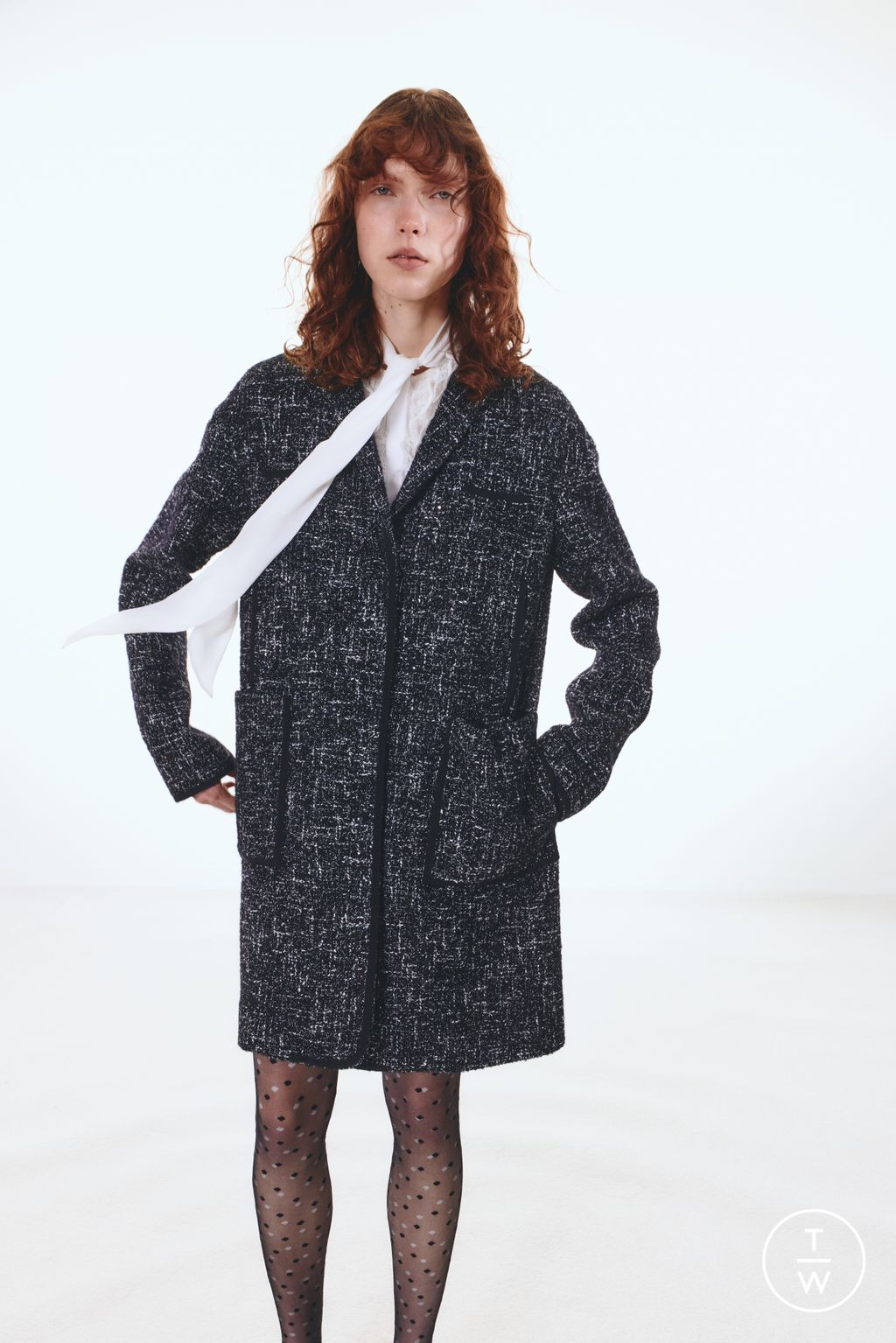 Fashion Week Paris Pre-Fall 2025 look 12 from the Giambattista Valli collection womenswear