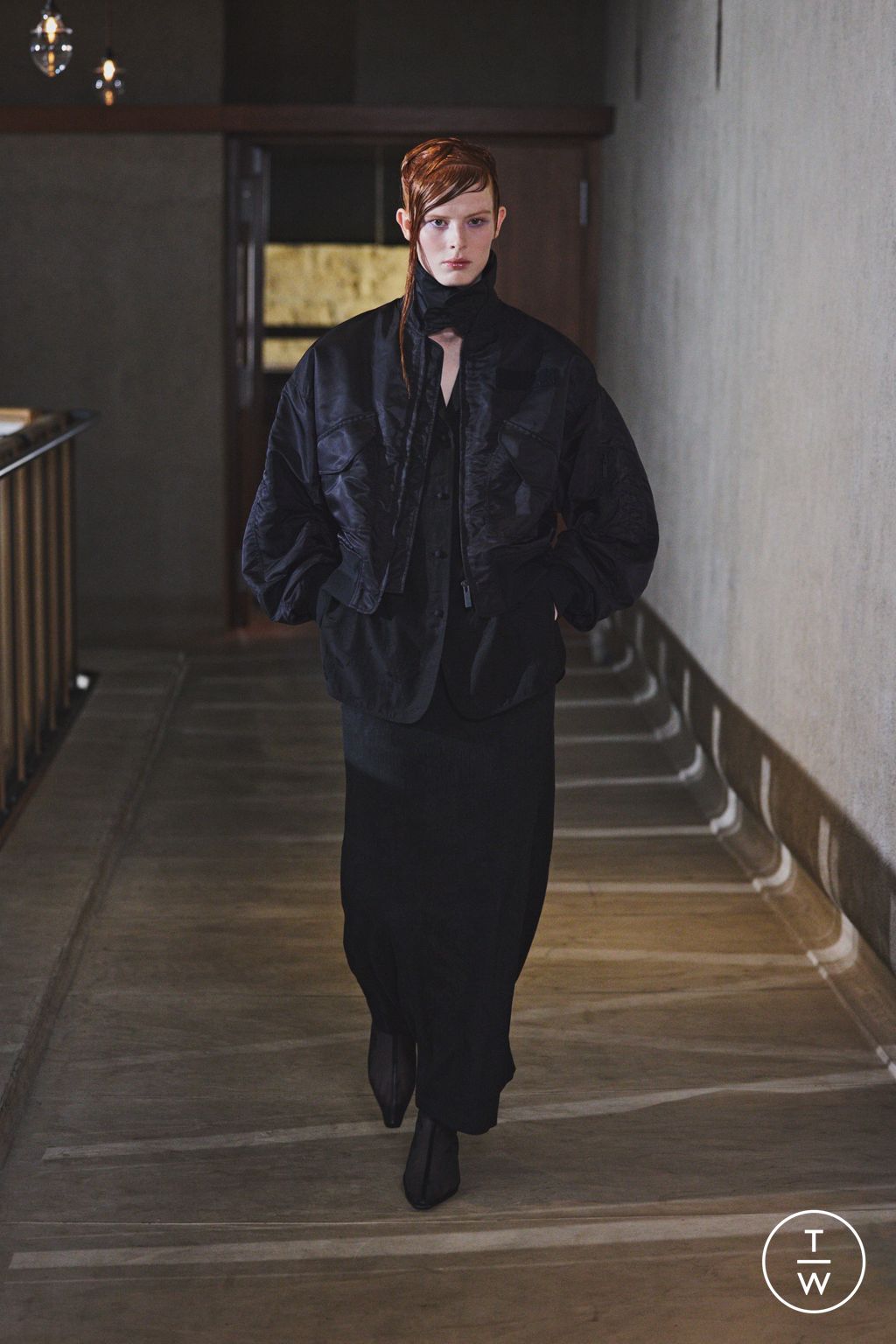 Fashion Week Paris Spring/Summer 2026 look 12 from the Mame Kurogouchi collection womenswear