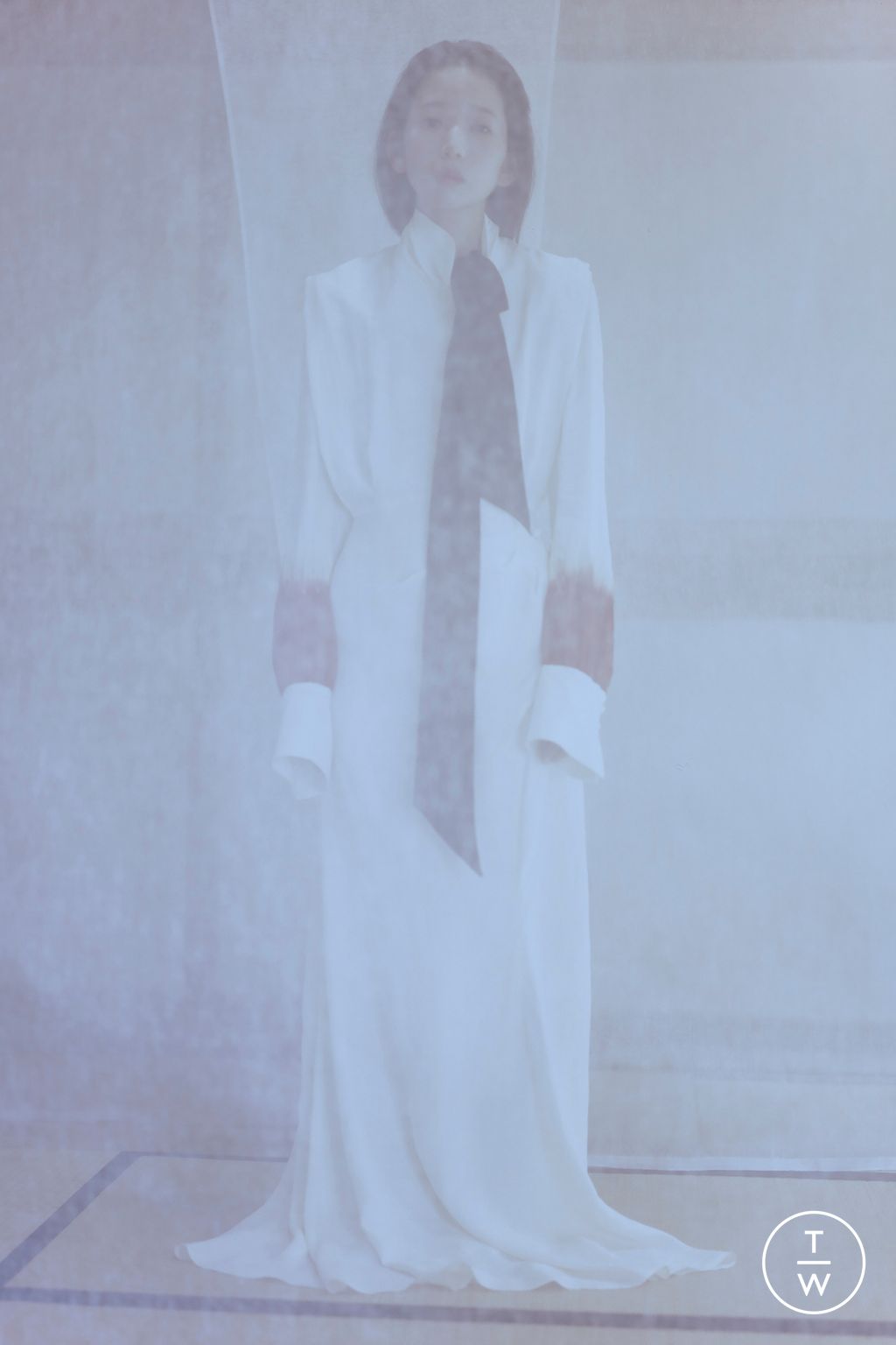 Fashion Week Paris Resort 2023 look 12 de la collection Mame Kurogouchi womenswear