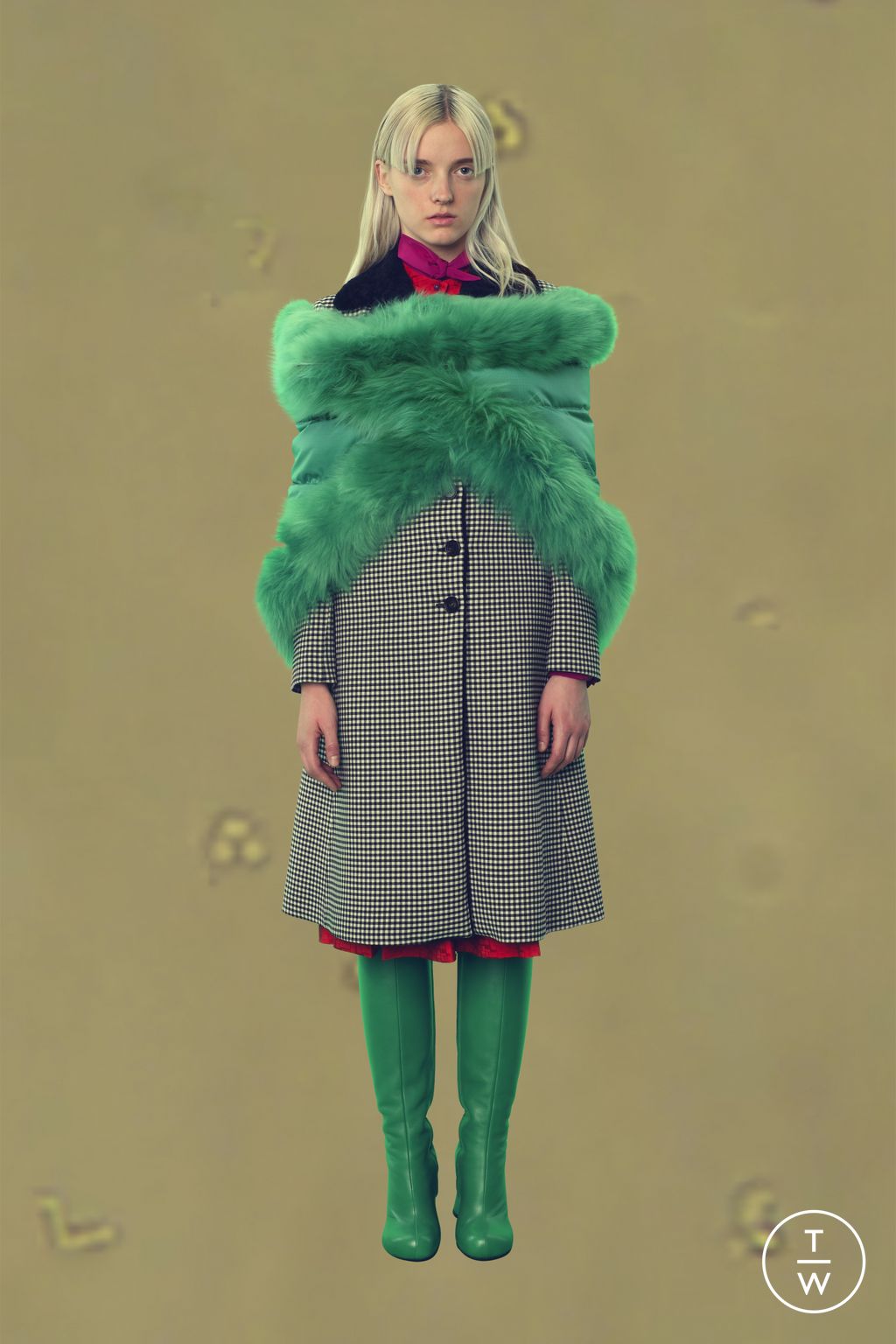 Fashion Week Milan Pre-Fall 2022 look 12 from the Marni collection 女装