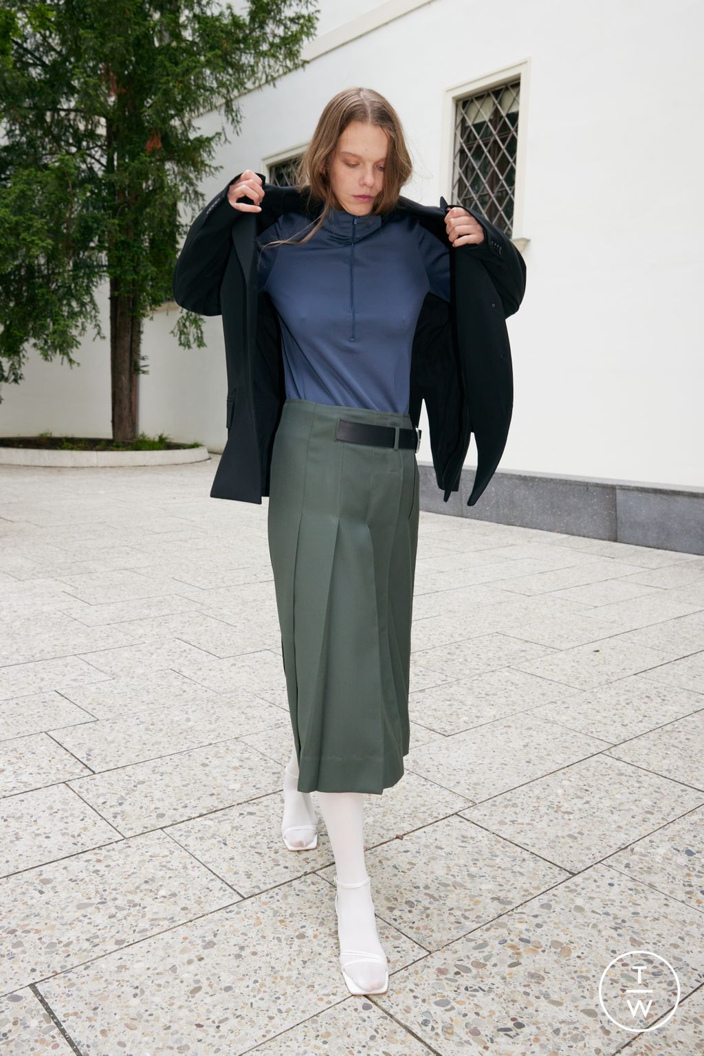 Fashion Week New York Resort 2024 look 12 from the Tibi collection womenswear