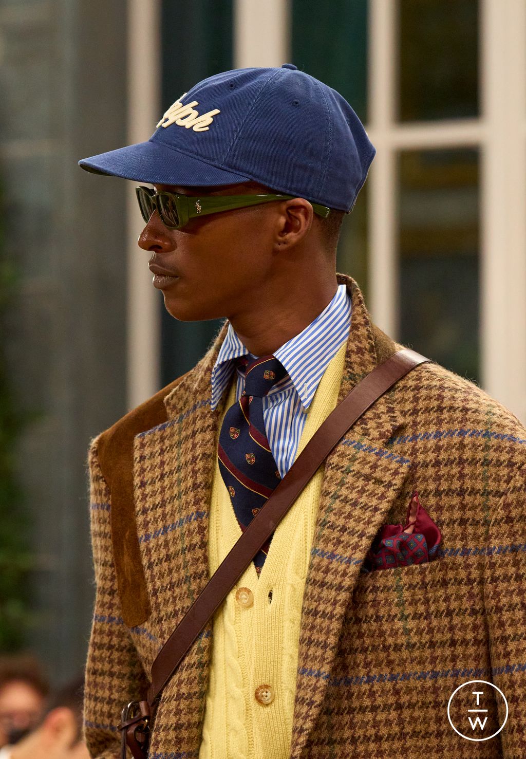 Fashion Week Milan Fall/Winter 2026 look 13 from the Polo Ralph Lauren collection menswear accessories