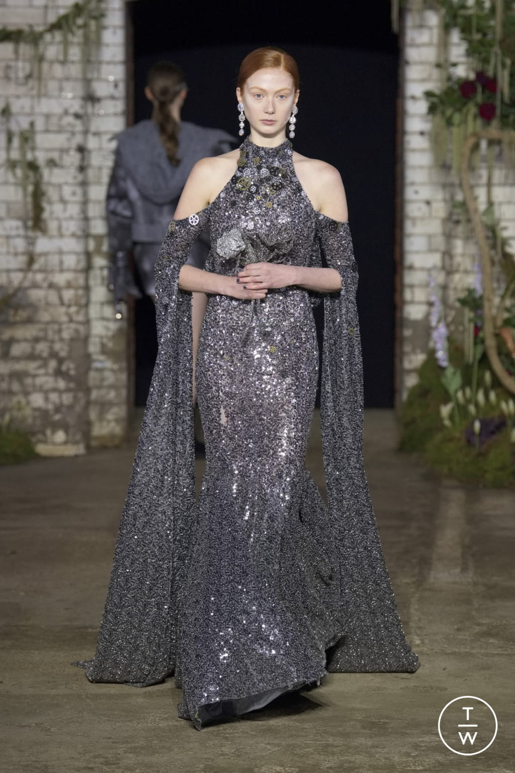 Fashion Week London Fall/Winter 2022 look 13 from the MITHRIDATE collection womenswear