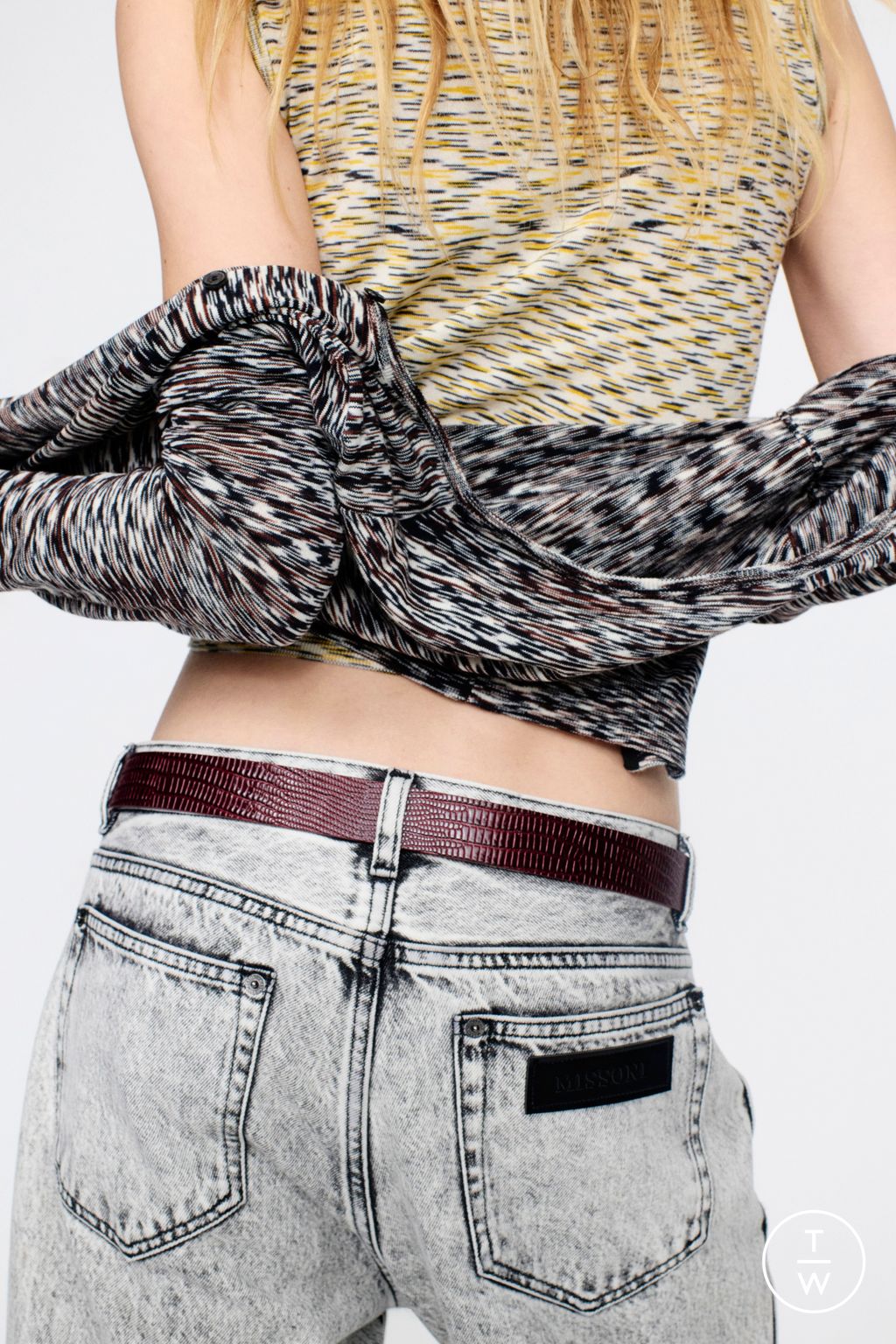 Fashion Week Milan Pre-Fall 2025 look 13 de la collection Missoni womenswear