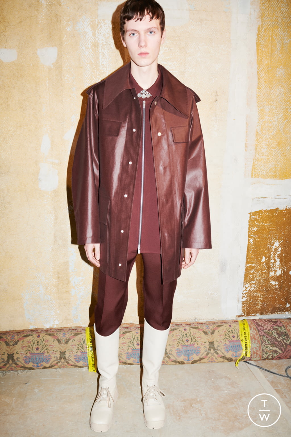 Fashion Week Paris Fall/Winter 2021 look 13 from the Jil Sander collection 男装