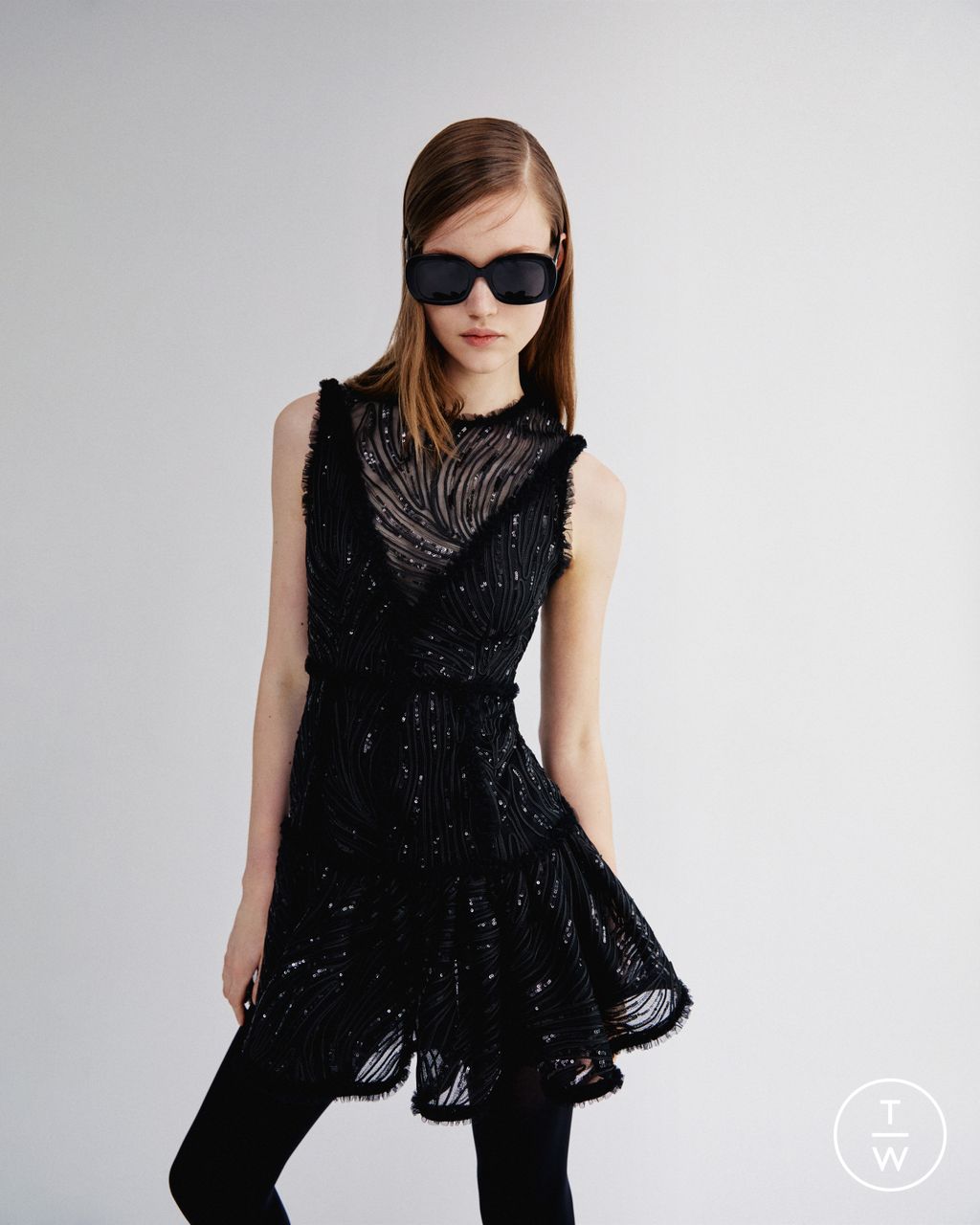Fashion Week New York Resort 2025 look 13 from the AKNVAS collection womenswear
