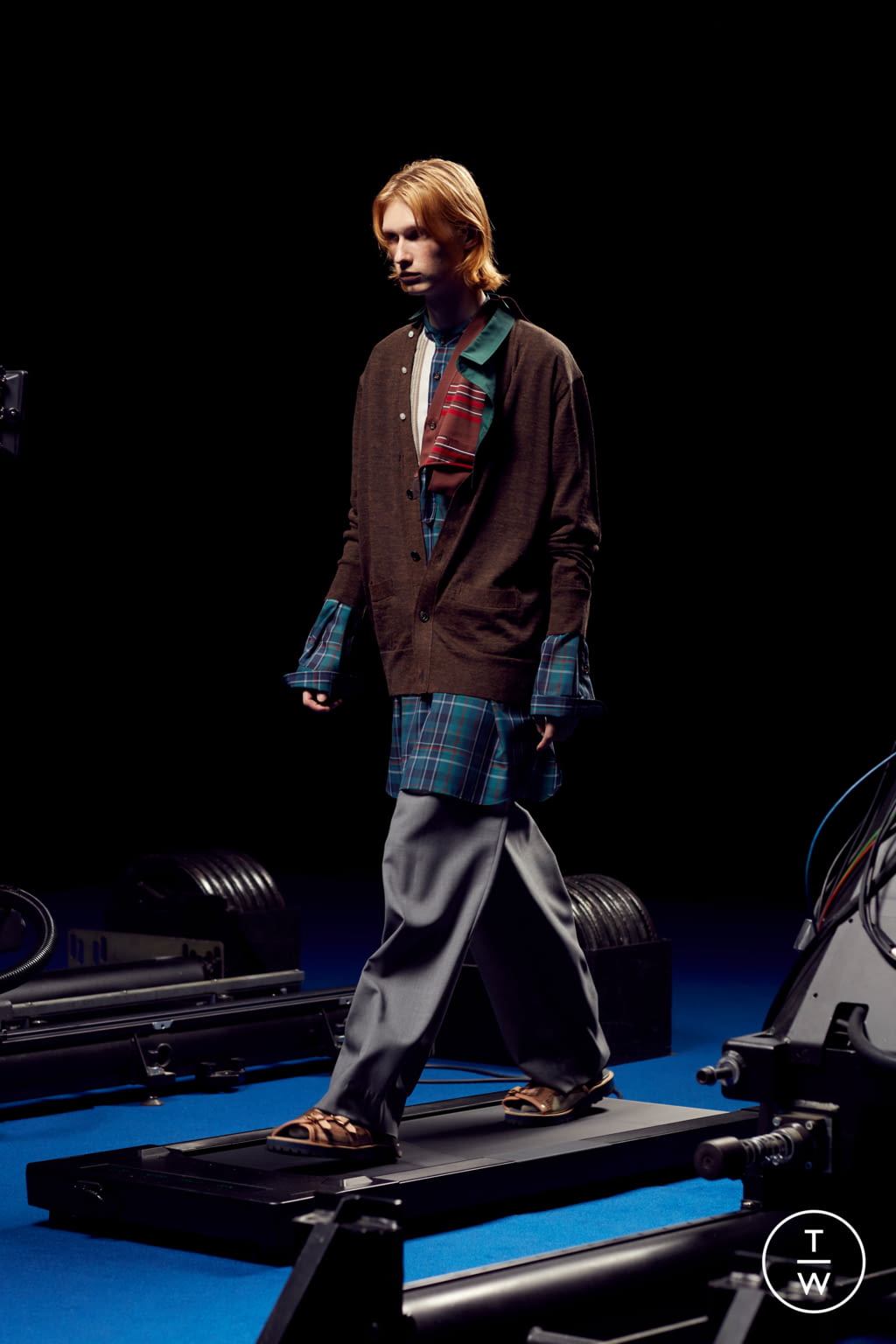 Fashion Week Paris Spring/Summer 2022 look 13 from the Kolor collection 男装