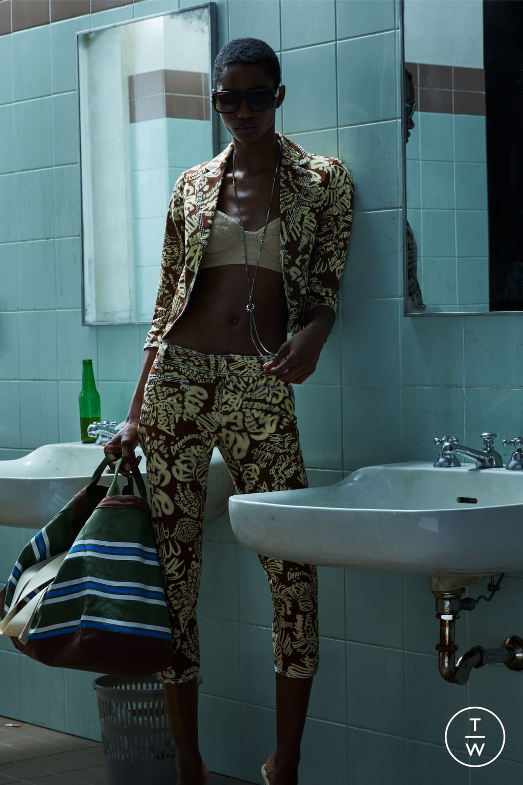 Fashion Week Milan Resort 2026 look 13 de la collection Dsquared2 womenswear