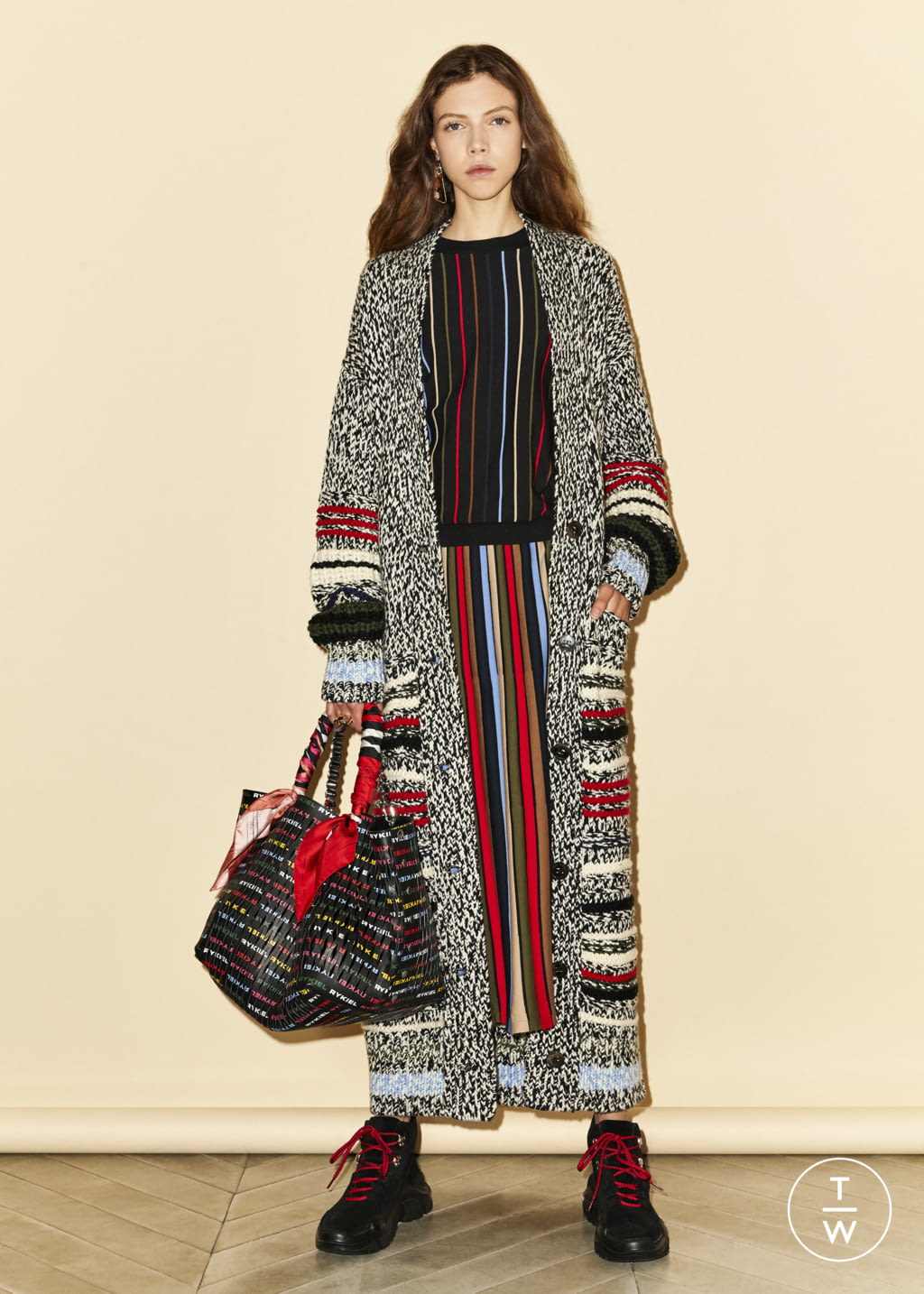 Fashion Week Paris Pre-Fall 2019 look 13 from the Sonia Rykiel collection 女装