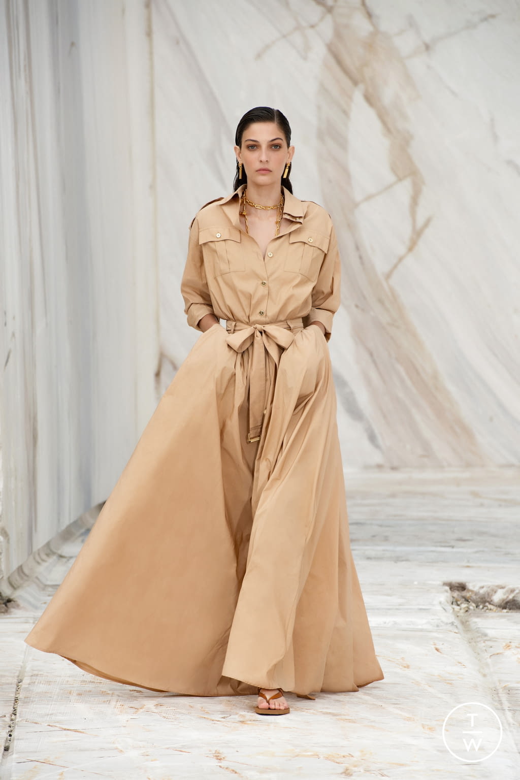 Fashion Week Milan Spring/Summer 2022 look 13 from the Elisabetta Franchi collection womenswear