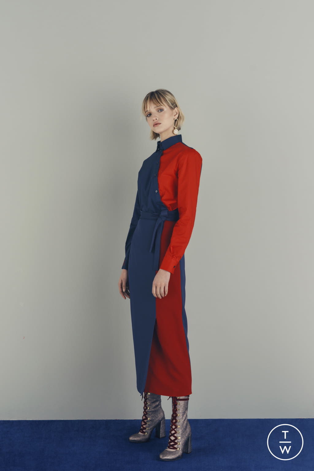 Fashion Week Milan Pre-Fall 2019 look 13 from the Stella Jean collection 女装