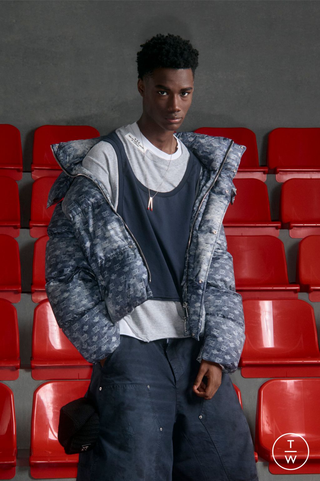 Fashion Week Milan Pre-Fall 2026 look 13 de la collection Dsquared2 menswear