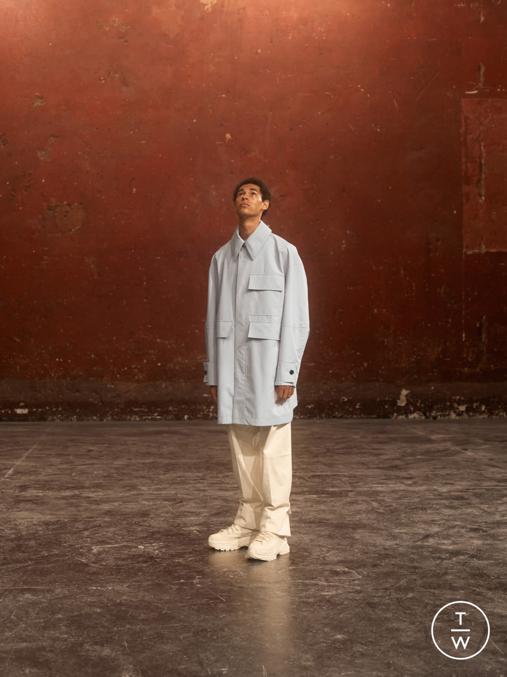 Fashion Week Paris Spring/Summer 2021 look 13 from the Wooyoungmi collection menswear