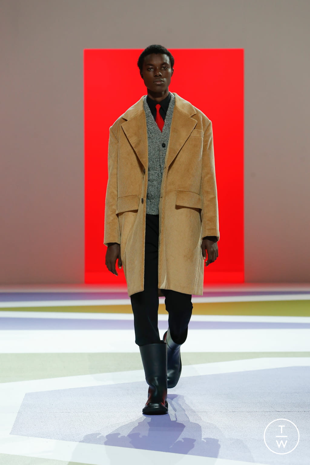 Fashion Week Milan Fall/Winter 2020 look 13 from the Prada collection menswear