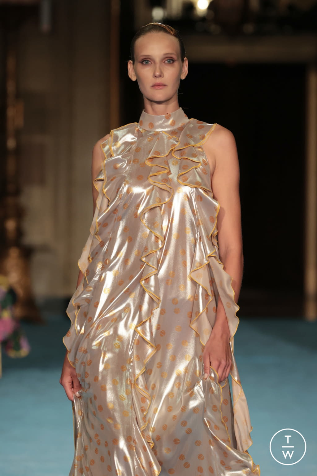 Fashion Week New York Spring/Summer 2022 look 17 from the Christian Siriano collection womenswear