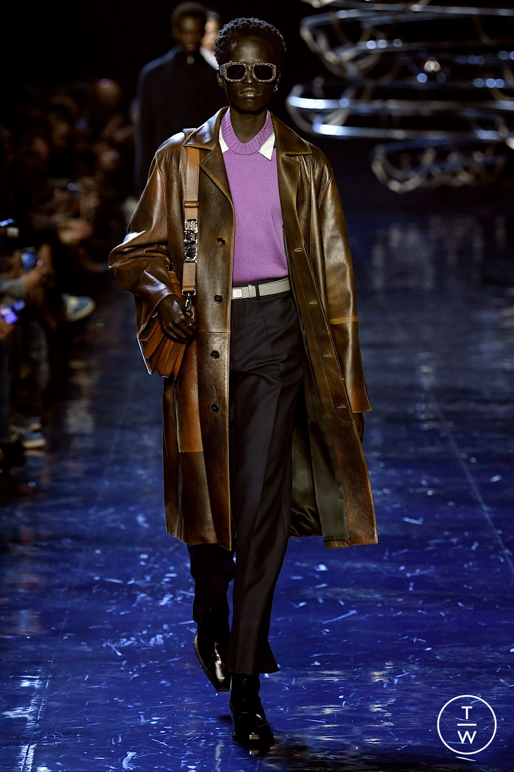 Fashion Week Milan Fall/Winter 2023 look 12 from the Fendi collection menswear
