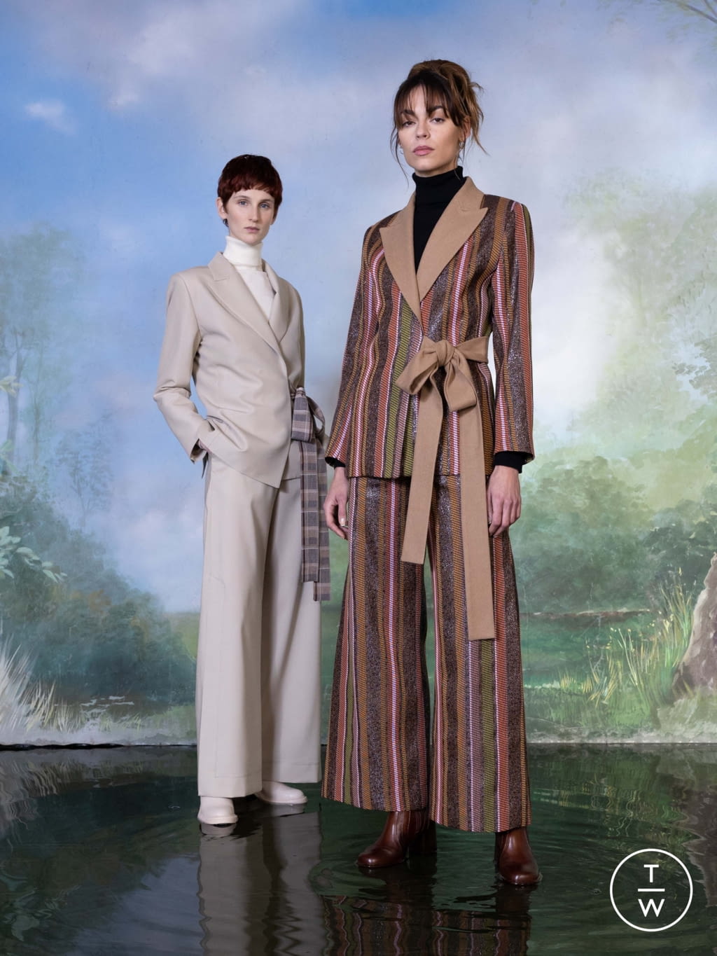 Fashion Week Paris Fall/Winter 2022 look 13 from the Benjamin Benmoyal collection 女装