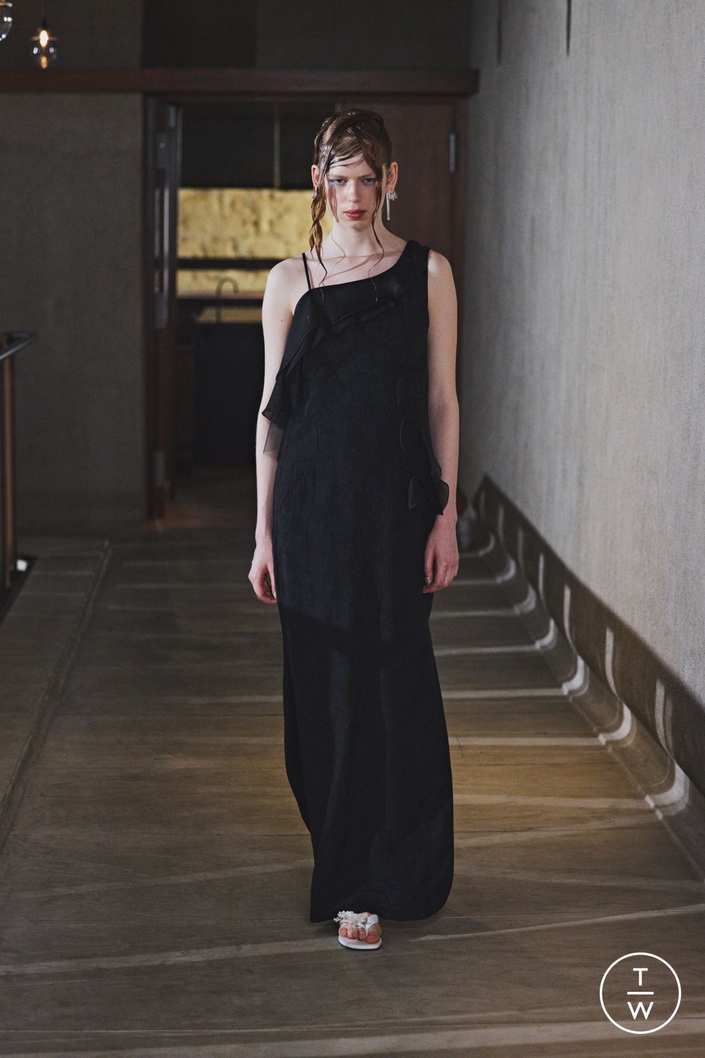 Fashion Week Paris Spring/Summer 2026 look 13 from the Mame Kurogouchi collection womenswear
