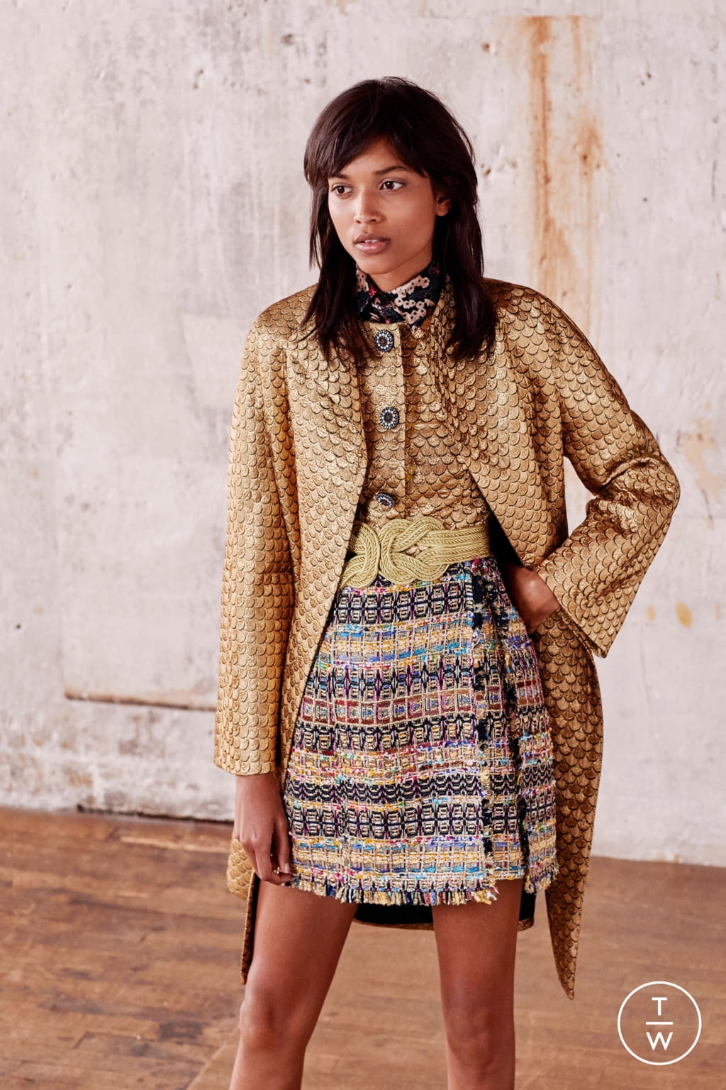Fashion Week Paris Pre-Fall 2019 look 14 from the Paule Ka collection 女装