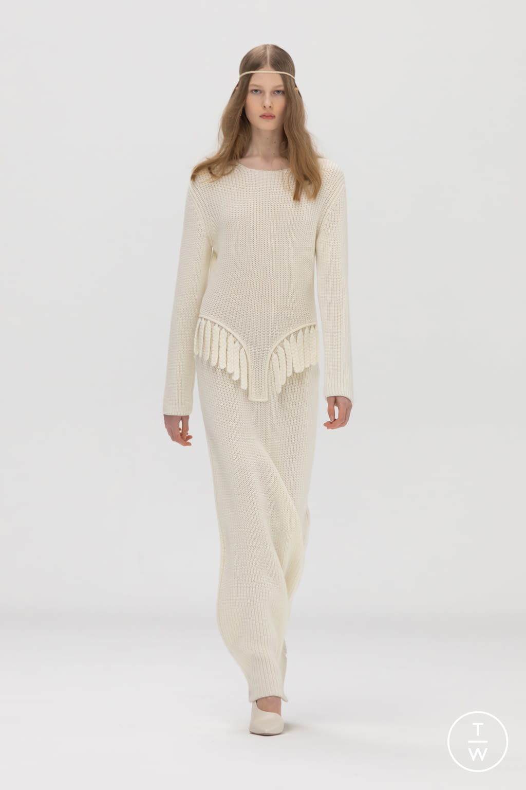 Fashion Week New York Fall/Winter 2021 look 14 from the Bevza collection womenswear