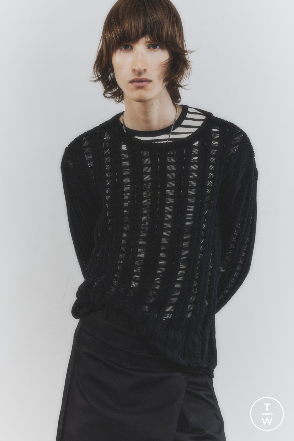 Fashion Week Paris Resort 2026 look 14 from the Ann Demeulemeester collection womenswear