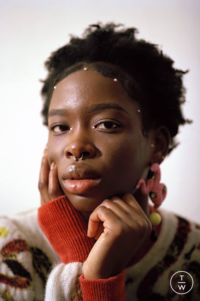 Fashion Week Milan Fall/Winter 2021 look 14 from the Marco Rambaldi collection 女装