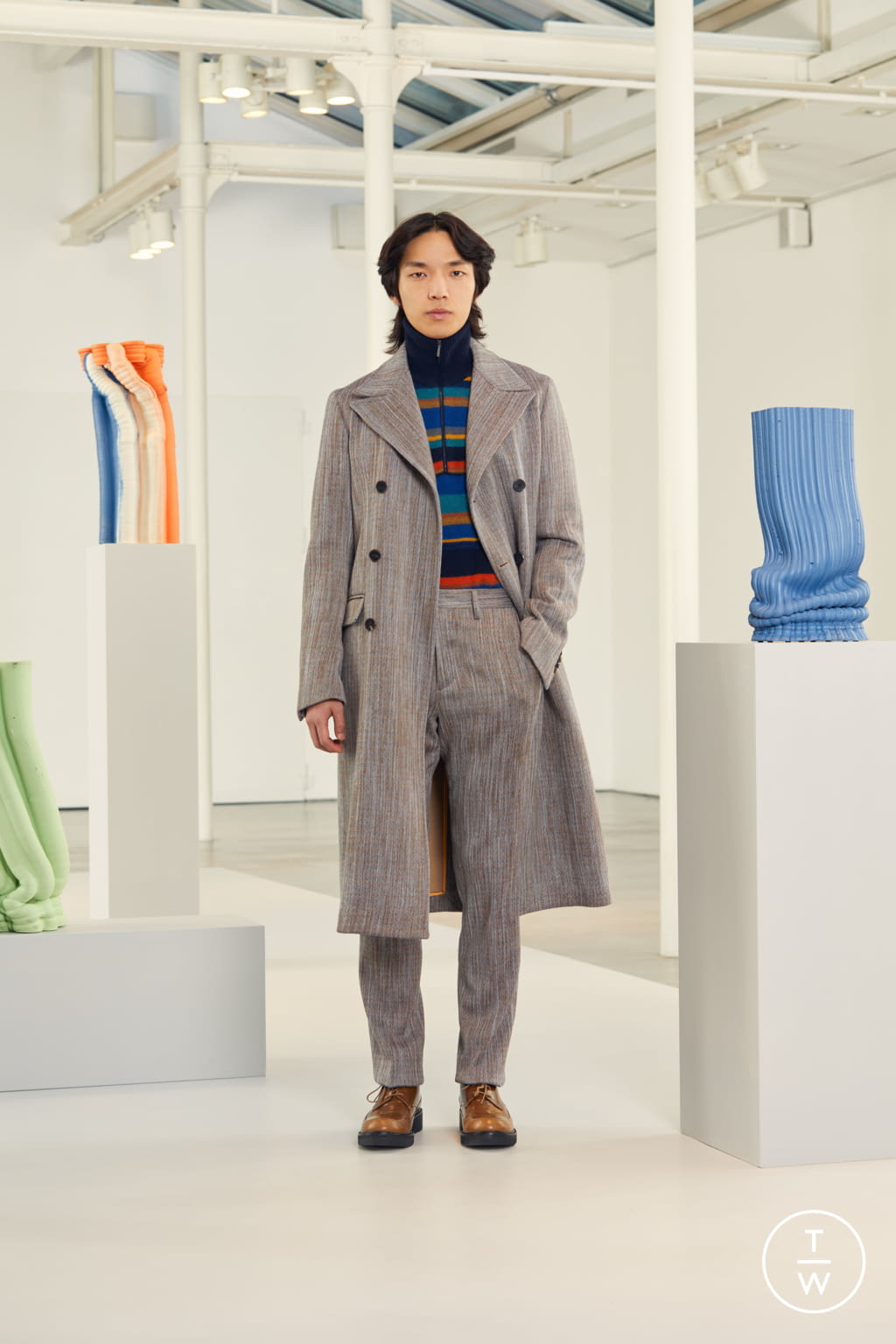 Fashion Week Milan Fall/Winter 2019 look 14 from the Missoni collection 男装