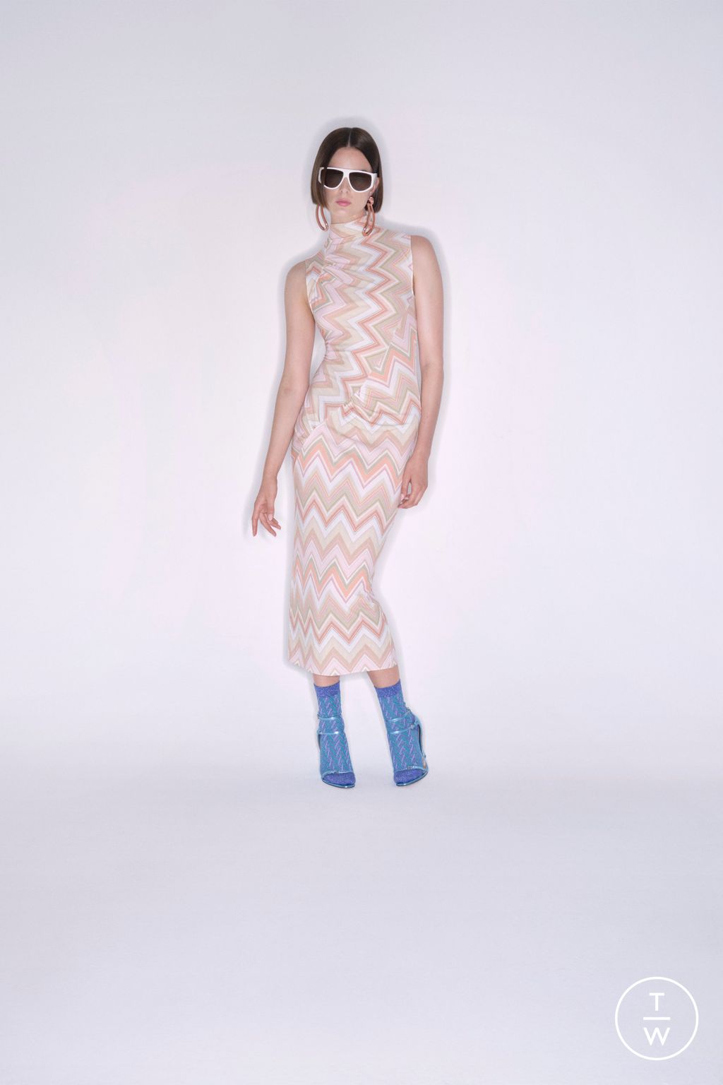 Fashion Week Milan Resort 2024 look 14 from the Missoni collection 女装